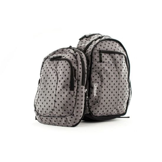 Rucksack ruksak Only Doubler 2in1, 25+10l, Grey Gray Dots