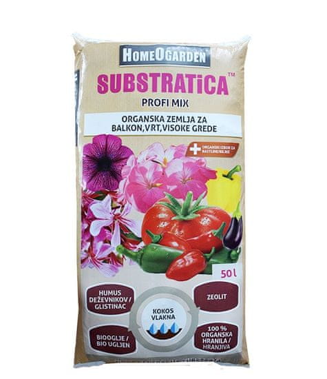 HomeOgarden organska zemlja Substractica Profi Mix, 50 l