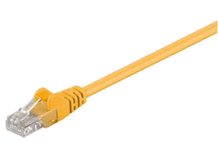 Goobay mrežni kabel U/UTP CAT 5e patch, 3 m, žuta