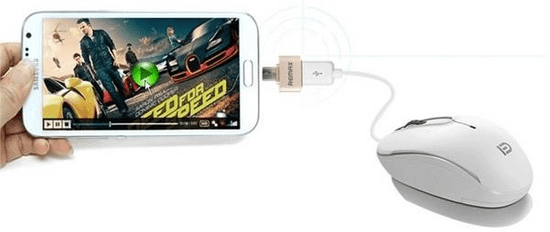 REMAX kabel za povezivanje OTG microUSB/USB, zlatni/srebrni AA-1113