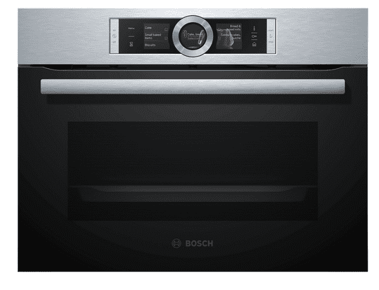 Bosch kombinirana kompaktna parna pećnica CSG656BS2