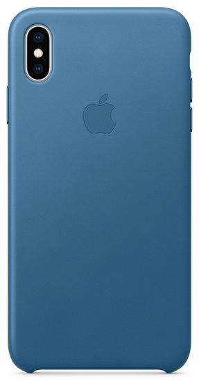 Apple kožna maskica za iPhone XS Max, plavo siva MTEW2ZM/A
