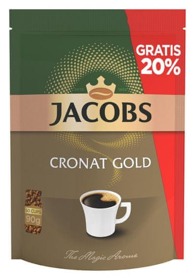 Jacobs Cronat Gold (refill), 75 g +15 g