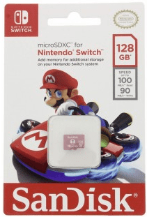 Nintendo switch micro store sd card 128gb