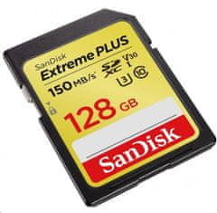 SanDisk Extreme Plus SDXC memorijska kartica, 128 GB