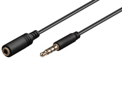 Goobay Audio nastavak AUX, 4-pin, 3,5 mm, 0,5 m