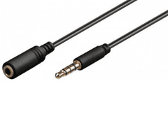 Goobay Audio nastavak AUX, 4-pin, 3,5 mm, 1 m