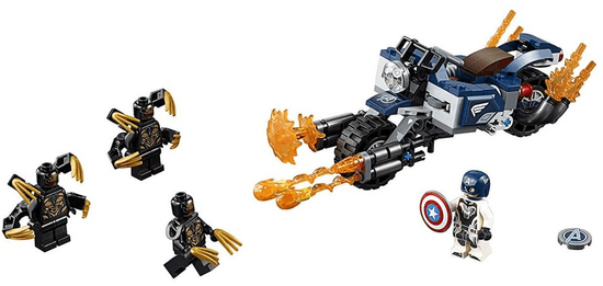 LEGO Super Heroes 76123 Captain America: napad outridera