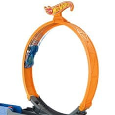 Hot Wheels Kamion s prikolicom i pokretnom prugom GCK38