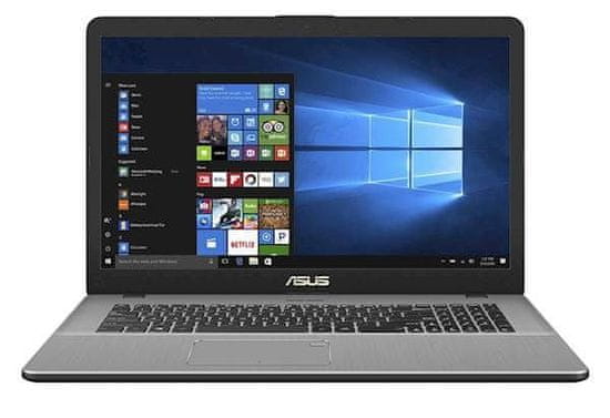 ASUS prijenosno računalo VivoBook N705FD-GC012 i7-8565U/8GB/SSD 256GB+1TB HDD/GTX1050/17,3''FHD/EndlessOS