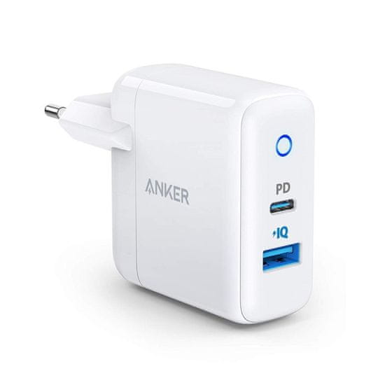 Anker stolni punjač PowerPort II 1 PD i 1 PIQ 2.0 bel