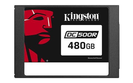 Kingston SSD 480GB DC500R, 2,5", SATA3.0, 555/500 MB/s, za podatkovne centre