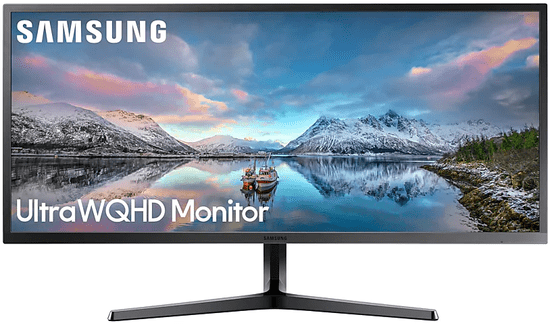 Samsung monitor S34J550WQR, 86,7 cm (34,1"), 3440 x 1440, ULTRA WQHD, sivi
