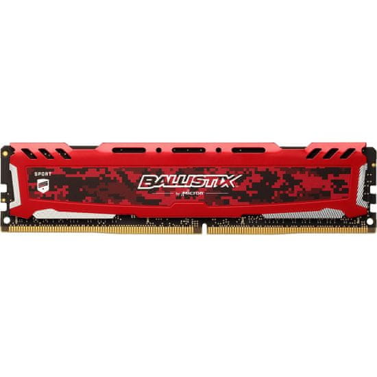 Crucial memorija (RAM) Ballistix Sport LT Red 8GB DDR4-2666 (BLS8G4D26BFSEK)