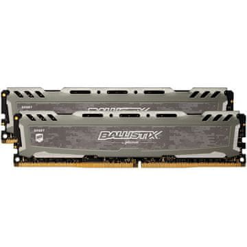 Crucial memorija (RAM) Crucial BX Sport LT DDR4 16GB Kit (2x 8) PC4-25600 3200MT/s (BLS2K8G4D32AESBK)