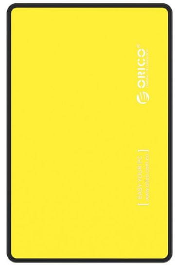 Orico vanjsko kućište za HDD/SSD 6,35 cm, SATA3, žuto