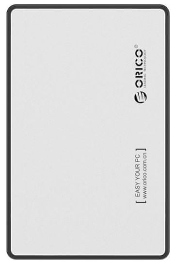 Orico vanjsko kućište za HDD/SSD 6,35 cm, SATA3, srebrno