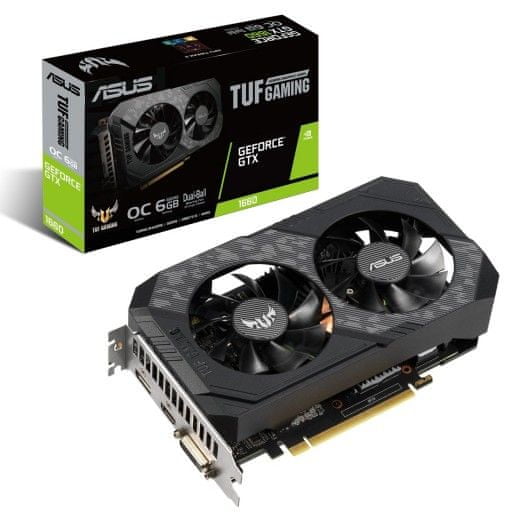 ASUS grafička kartica GeForce GTX 1660 OC TUF GAMING, 6 GB GDDR5