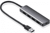 Ugreen USB razdjelnik (hub), USB 3.0, 4-portni, srebrni