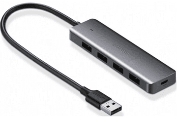 Ugreen USB razdjelnik (hub), USB 3.0, 4-portni, srebrni