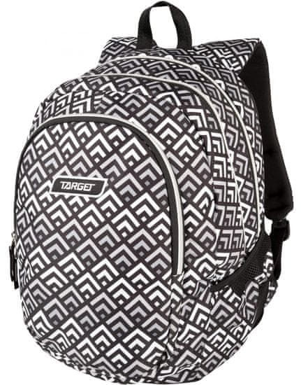 Target ruksak 3 Zip Duel Grey Pyramids, 26297