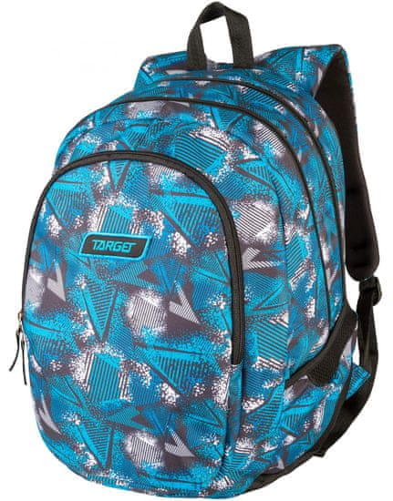 Target ruksak 3 Zip Abstract, plavi, 26298