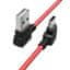 Orico kabel USB 3.0 A v USB-C, 1 m, kutni, crveni, ORICO TCW-10-RD