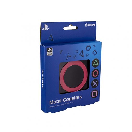 Paladone metalni podmetači PlayStation, 4 komada