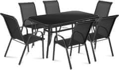 Fieldmann komplet vrtnog namještaja sa suncobranom Mona 6, bež