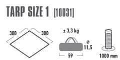 High Peak paviljon Tarp 1, 300 x 300