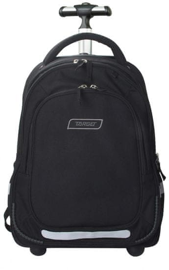 Target ruksak s kotačima Carbon, crni 26202