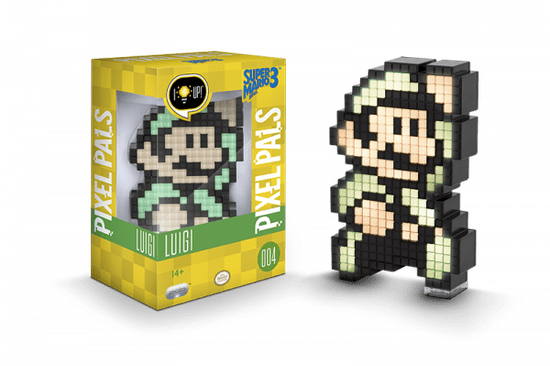 Pixel Pals svjetiljka Super Mario, Luigi