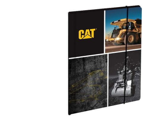 Caterpillar mapa s gumom A4, 17787