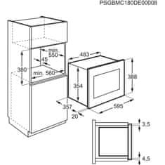 Electrolux LMS4253TMX ugradbena mikrovalna pećnica