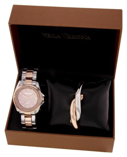 Vera Verona komplet ženskog ručnog sata i narukvice MWF16-032C