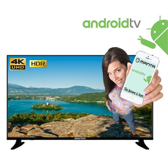 Manta LED TV prijamnik 55LUA68L, 4K-UHD, Android Smart