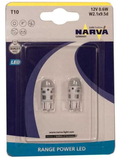 Narva LED žarulja 12 V W5W 6000K