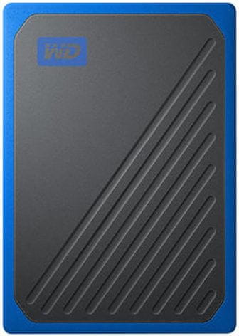 Western Digital prijenosni SSD My Passport Go 1 TB, USB 3.0, plavi