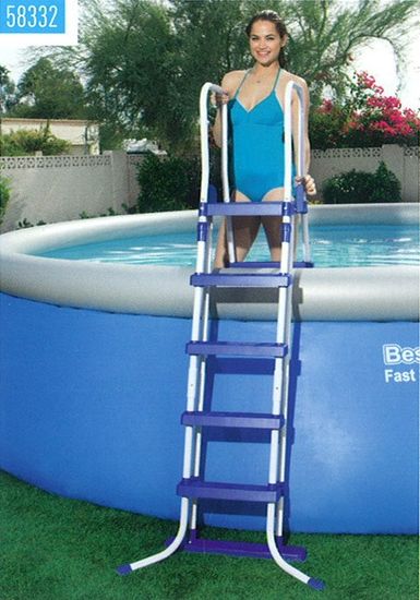 Bestway sigurnosne ljestve za bazen, 132 cm