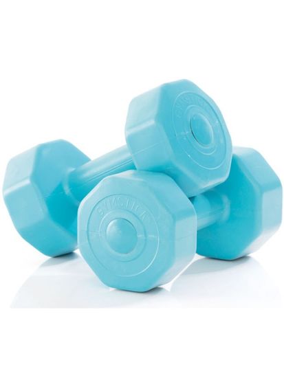 Gymstick Active vinilni utezi, 2 x 5 kg