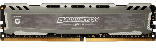 Crucial radna memorija (RAM) Ballistix Sport LT 8GB, DDR4, 3000MT/s, DIMM, CL15 (BLS8G4D30AESBK)