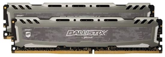 Crucial radna memorija(RAM) Ballistix Sport LT 16GB (2x8GB), DDR4, 3000MT/s, DIMM, CL15 (BLS2K8G4D30AESBK)