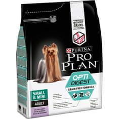 Purina Pro Plan Adult small&mini OPTIDIGEST Grain Free hrana za pse, puretina, 2,5 kg