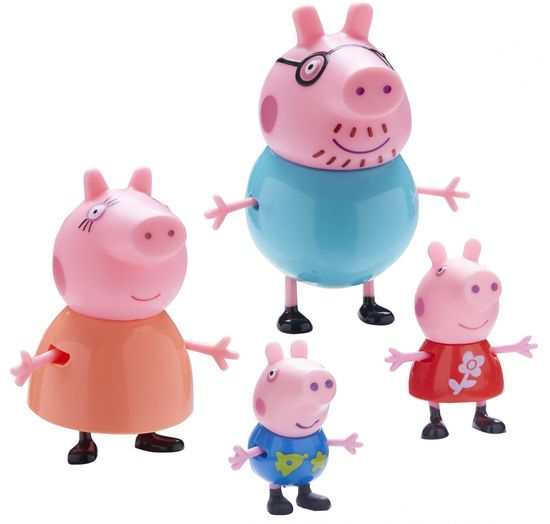 TM Toys Svinja Peppa Pig Set figurica, 4 komada