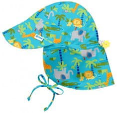 iPlay Dječji šešir protiv sunca JUNGLE UV 50+, 60 - 74, narančasta/zelena