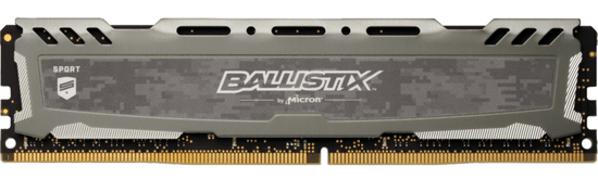Crucial memorija (RAM) Ballistix Sport LT 8GB, DDR4, 3200MT/s, DIMM, CL16 (BLS8G4D32AESBK)