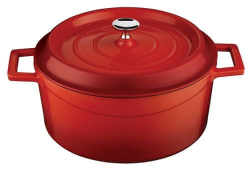 Lava lonac LV O TC 24 K2, 24 cm, crveni