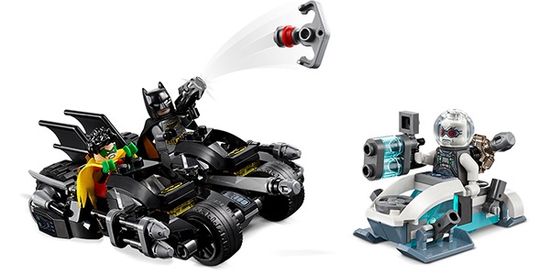 LEGO Super Heroes 76118 Mr. Freeze™ vs. Batman na Batmotoru™