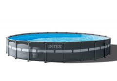 Intex 26340 bazen Ultra Frame 732 × 132 cm, pješčana pumpa, ljestve