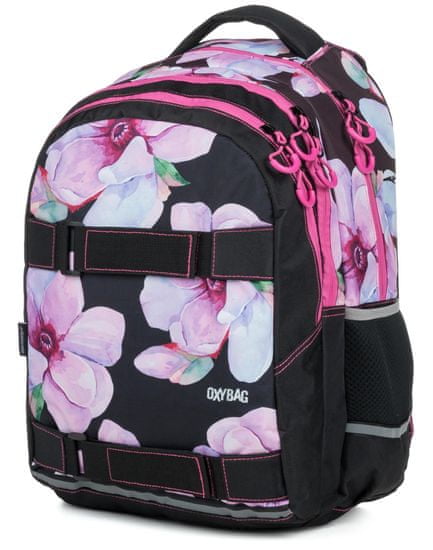 Oxybag anatomski ruksak OXY One Floral, motiv cvijeća